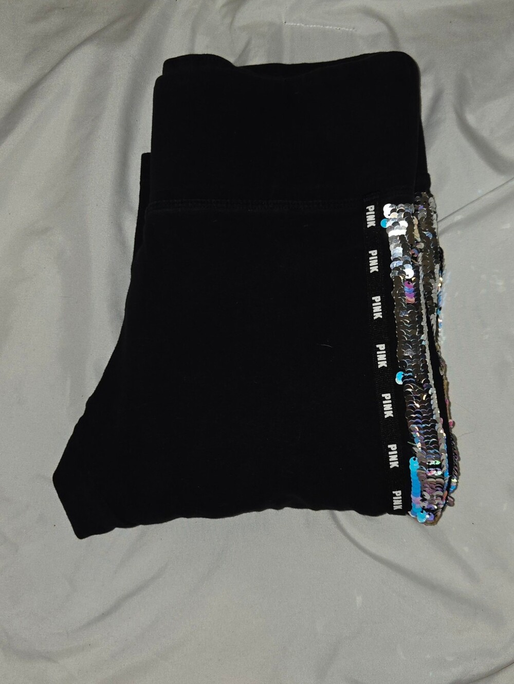 PINK Victoria's Secret Black Leggings Sz S